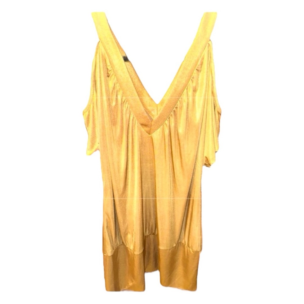 I.N.C Gold Cold Shoulder Tunic